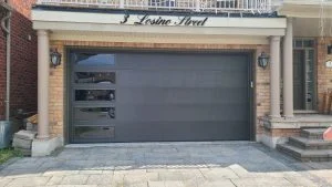 flash garage door with windows